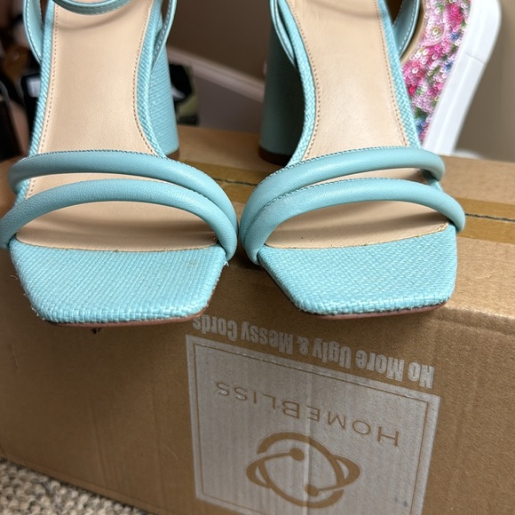 NWTIB • Sam Edelman • Womens Kia Block Heel Sandal • Tide Blue • Size 9 😍 - Picture 14 of 17